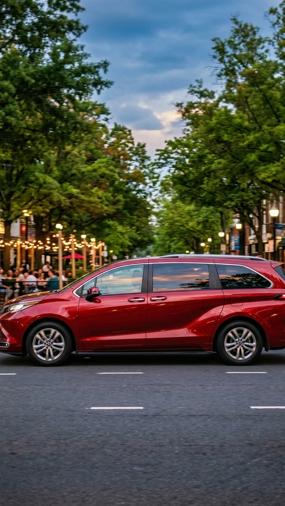 Executive airport transfer van